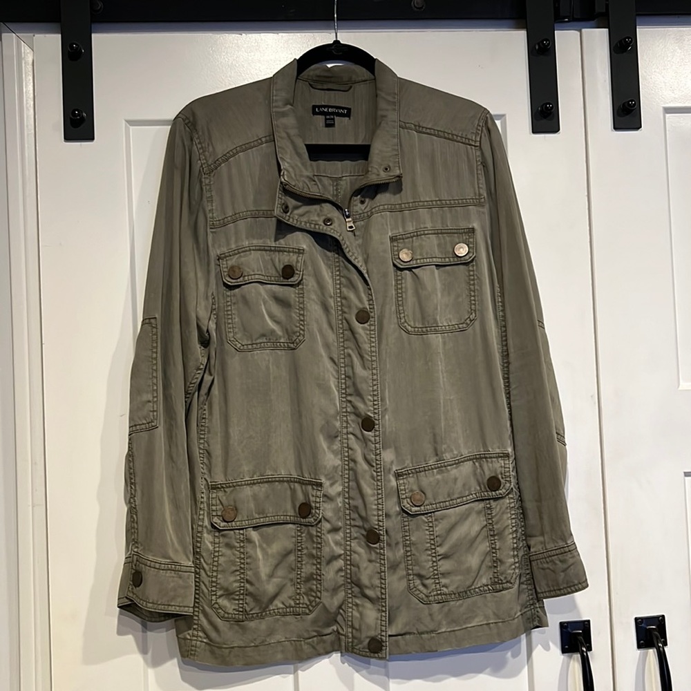 Lane Bryant size 18/20 olive green jacket - Picture 1 of 6